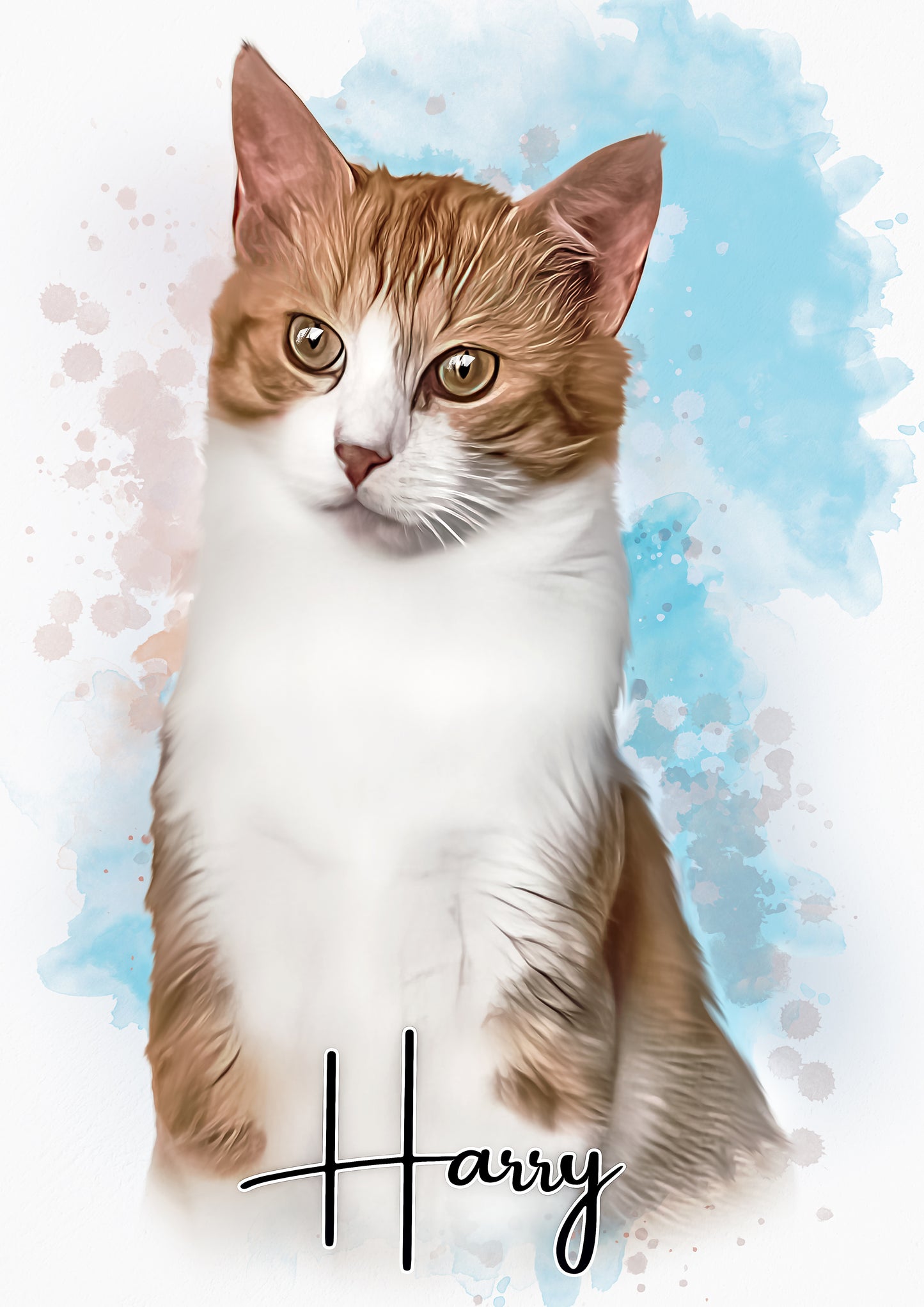 Gepersonaliseerd huisdierportret - het perfecte cadeau voor dierenliefhebbers