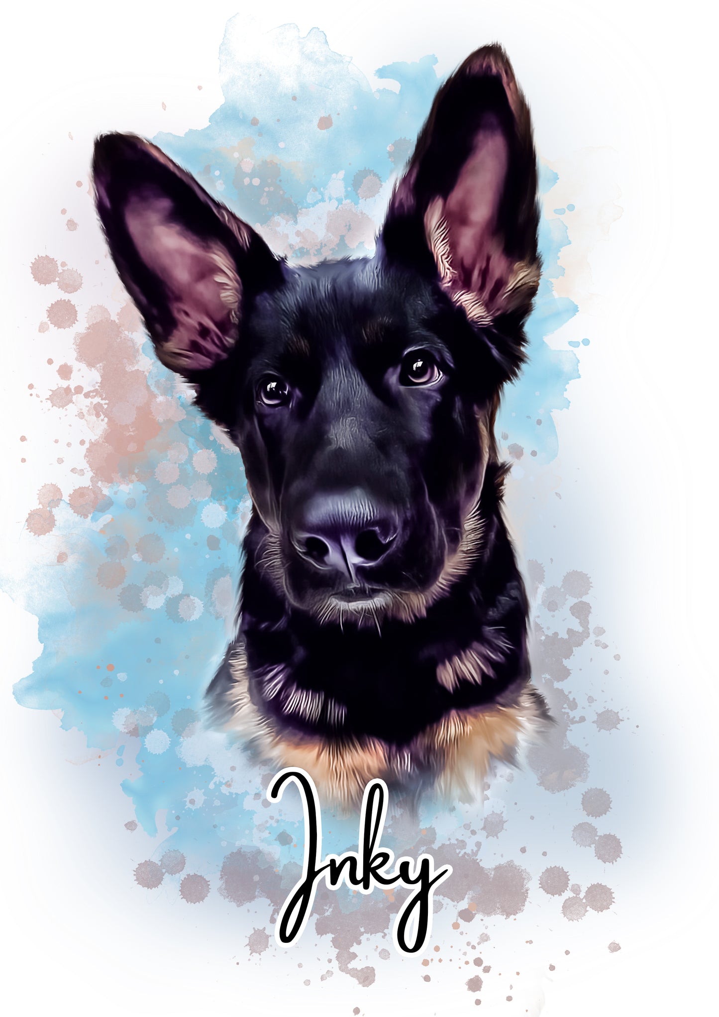 Gepersonaliseerd huisdierportret - het perfecte cadeau voor dierenliefhebbers