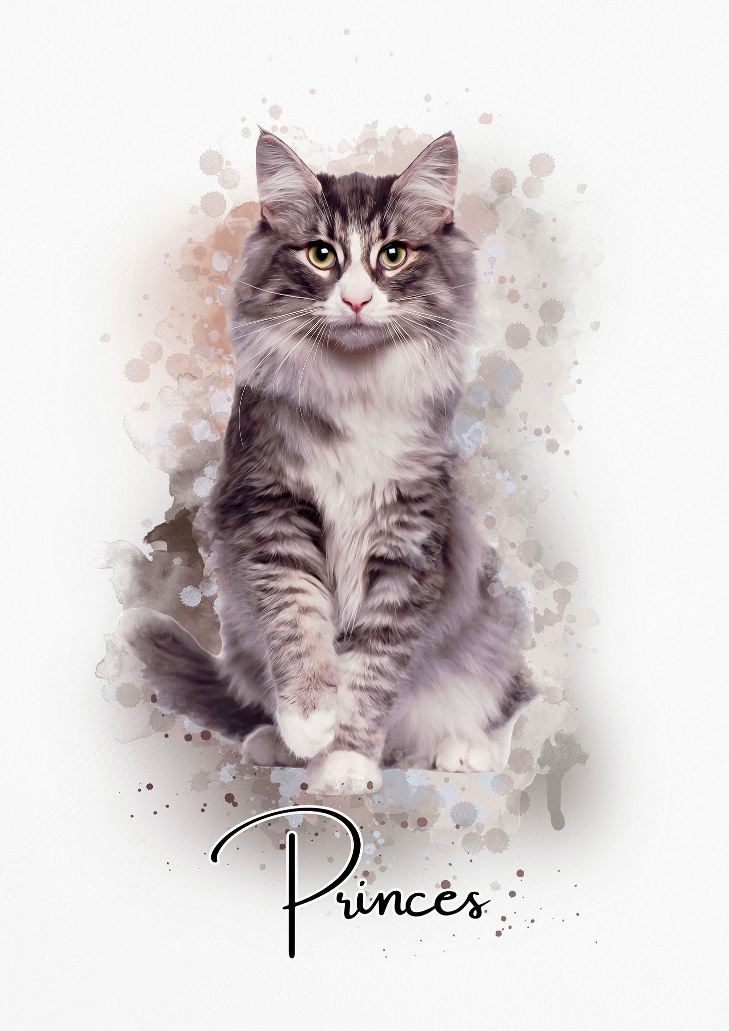 Gepersonaliseerd huisdierportret - het perfecte cadeau voor dierenliefhebbers