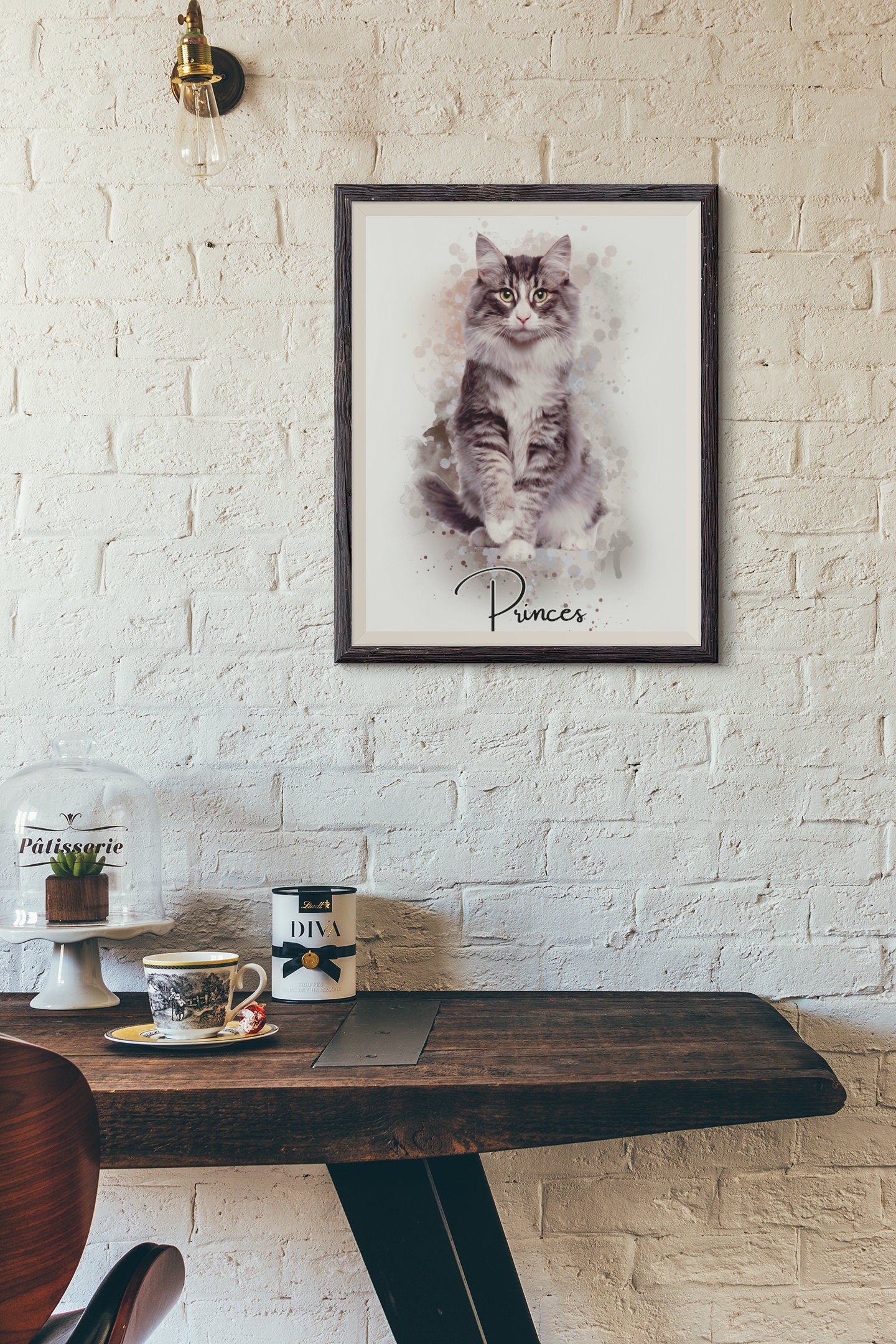 Gepersonaliseerd huisdierportret - het perfecte cadeau voor dierenliefhebbers